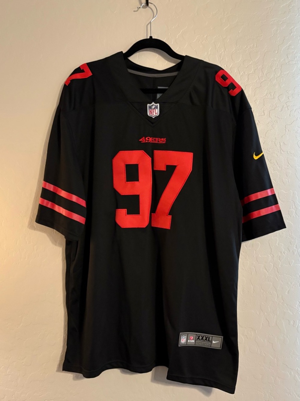 San Francisco 49ers Nick Bosa NFL Black Jersey